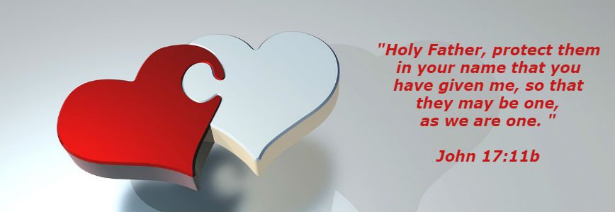 Two hearts joined together John 17:11b